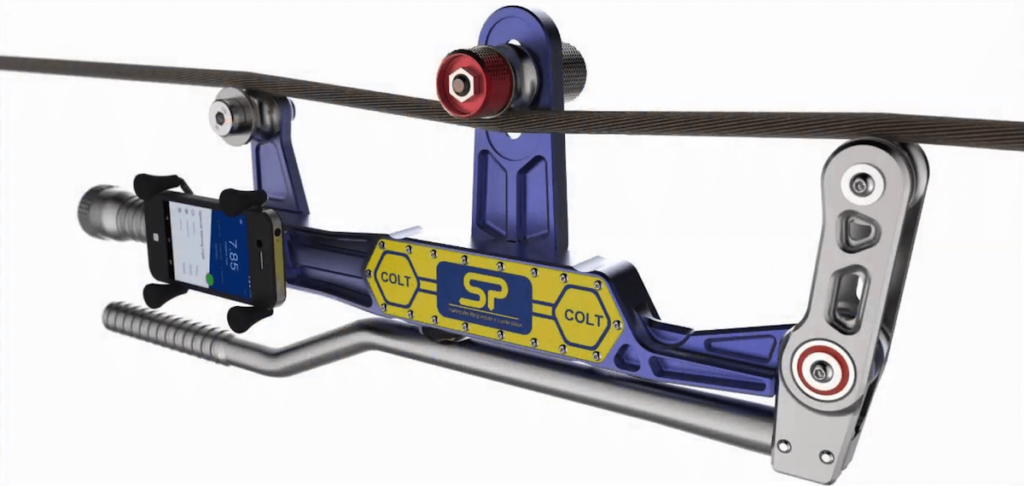 best tensiometer for measuring wire rope and guy wire tension wirelessly