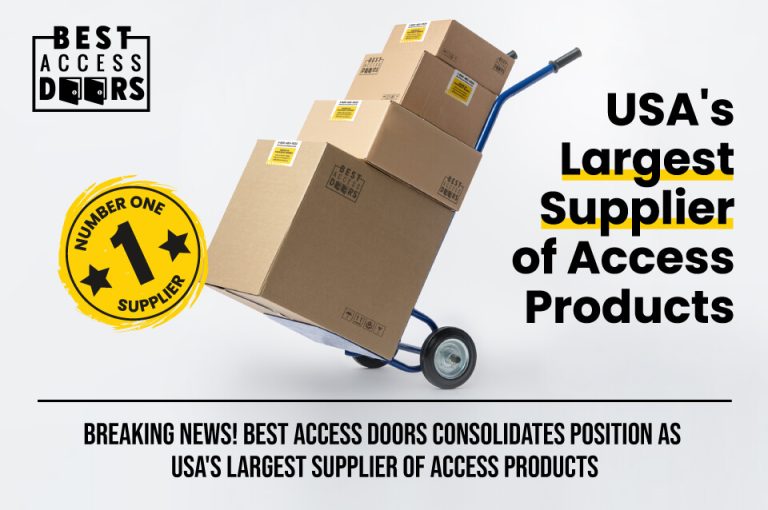 BREAKING NEWS! Best Access Doors Consolidates Position as USA's Largest Supplier of Access Products