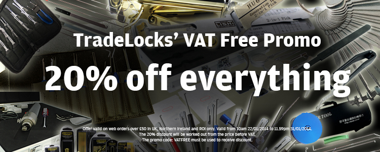 TradeLocks' VAT Free Promotion